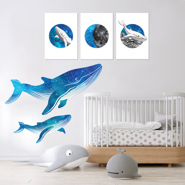 Cosmic Whale Decal & Canvas