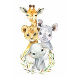 Baby Safari Animal Wall Art