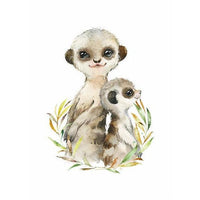 Baby Safari Animal Wall Art