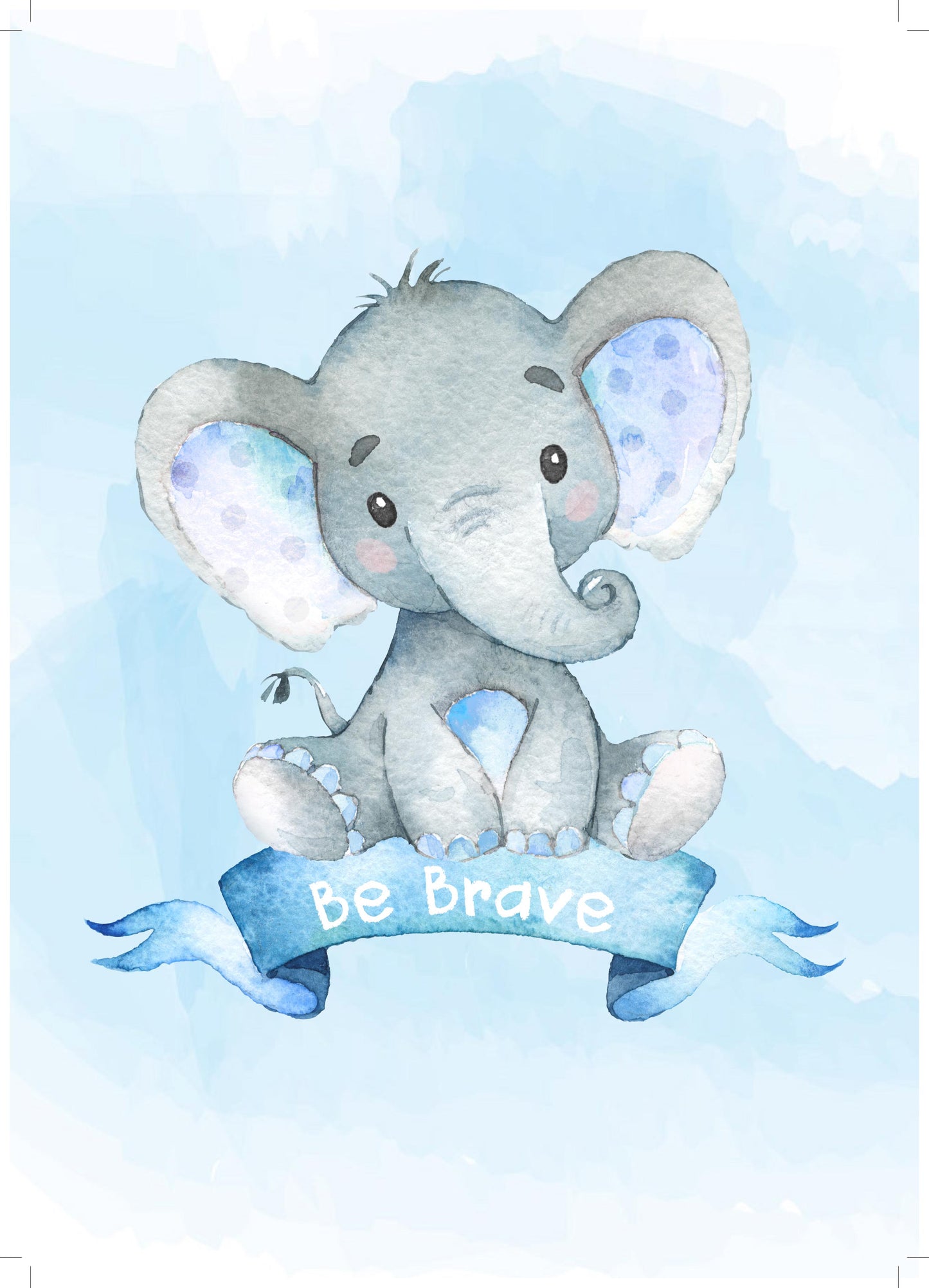 Set of 3 Boys Blue Baby Ellie Canvas & More 