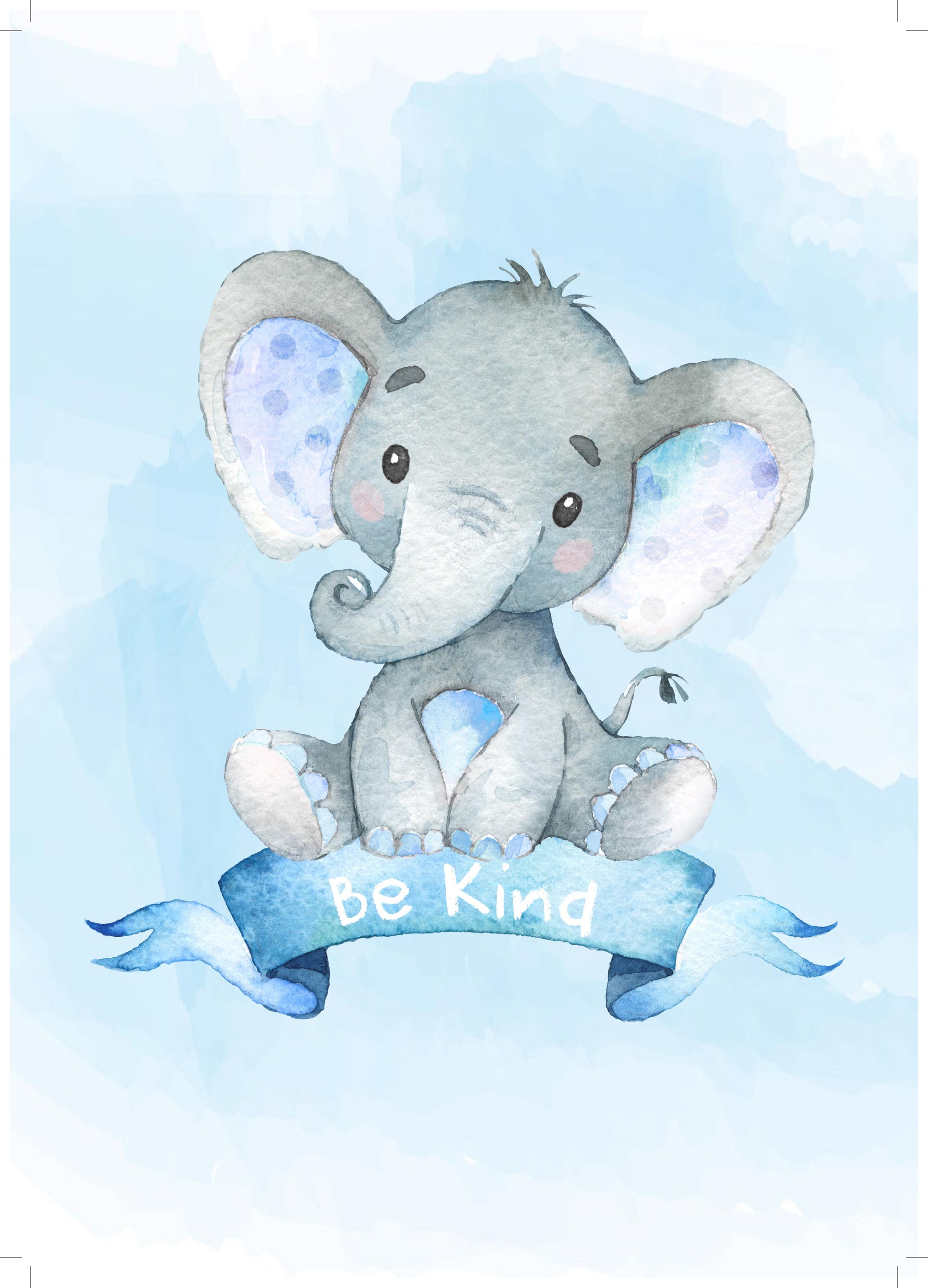 Set of 3 Boys Blue Baby Ellie Canvas & More 