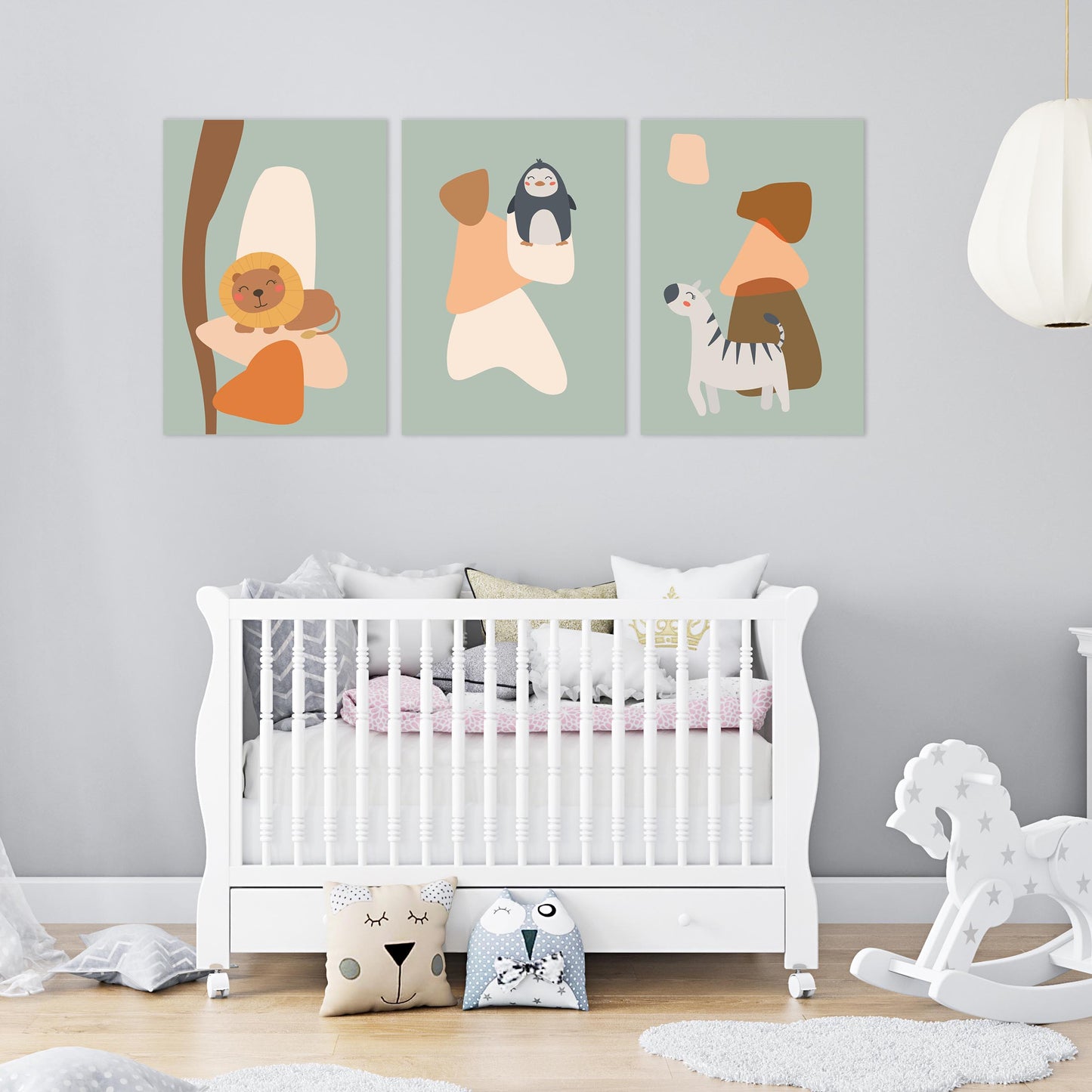 Unisex: Set of 3 - Boho Animals