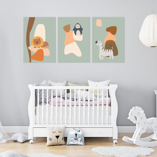 Unisex: Set of 3 - Boho Animals