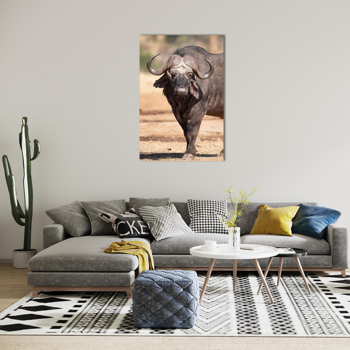 African Buffalo Print: 1 – Canvas & More