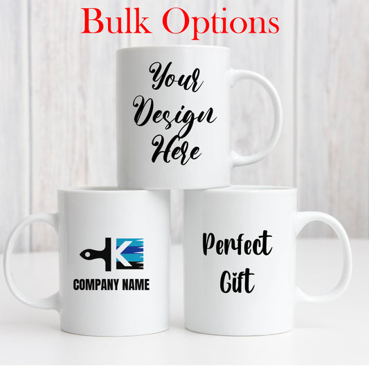Bulk Offer: Branded Mugs with your Design, Logo or Image