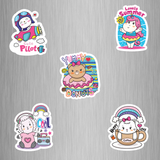 Cute Cartoon Animal for Girls Fridge Magnets - (5 PER PACK)