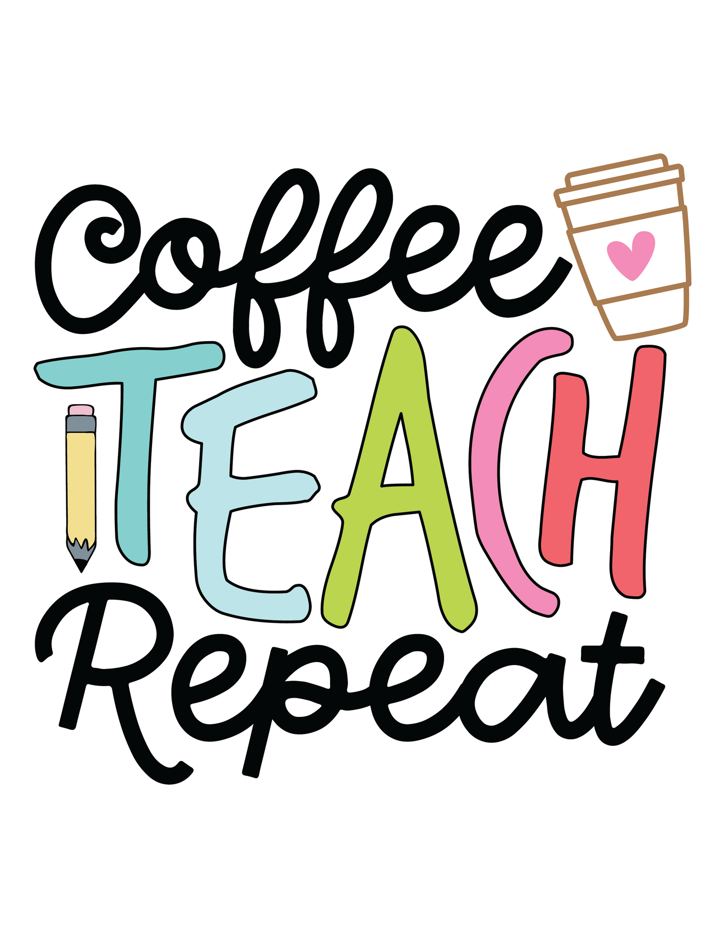 Teacher Theme Coffee Mug