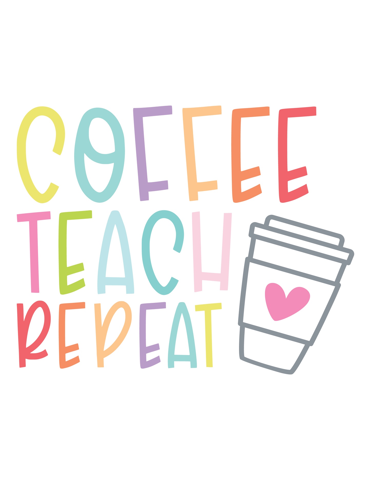 Teacher Theme Coffee Mug