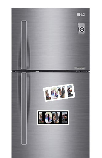 Love Photo Fridge Magnets - (PACK OF 2) (UK)