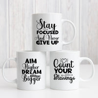 Positive Quotes Theme Coffee Mug