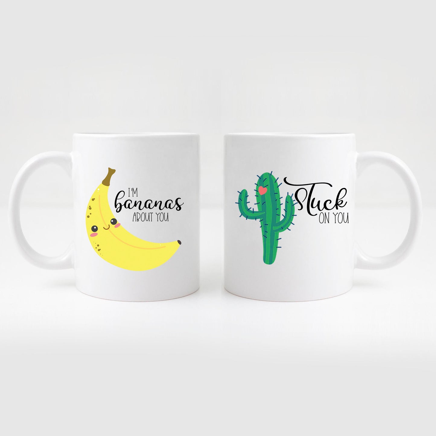 I'm bananas about you, Stuck on you Mug