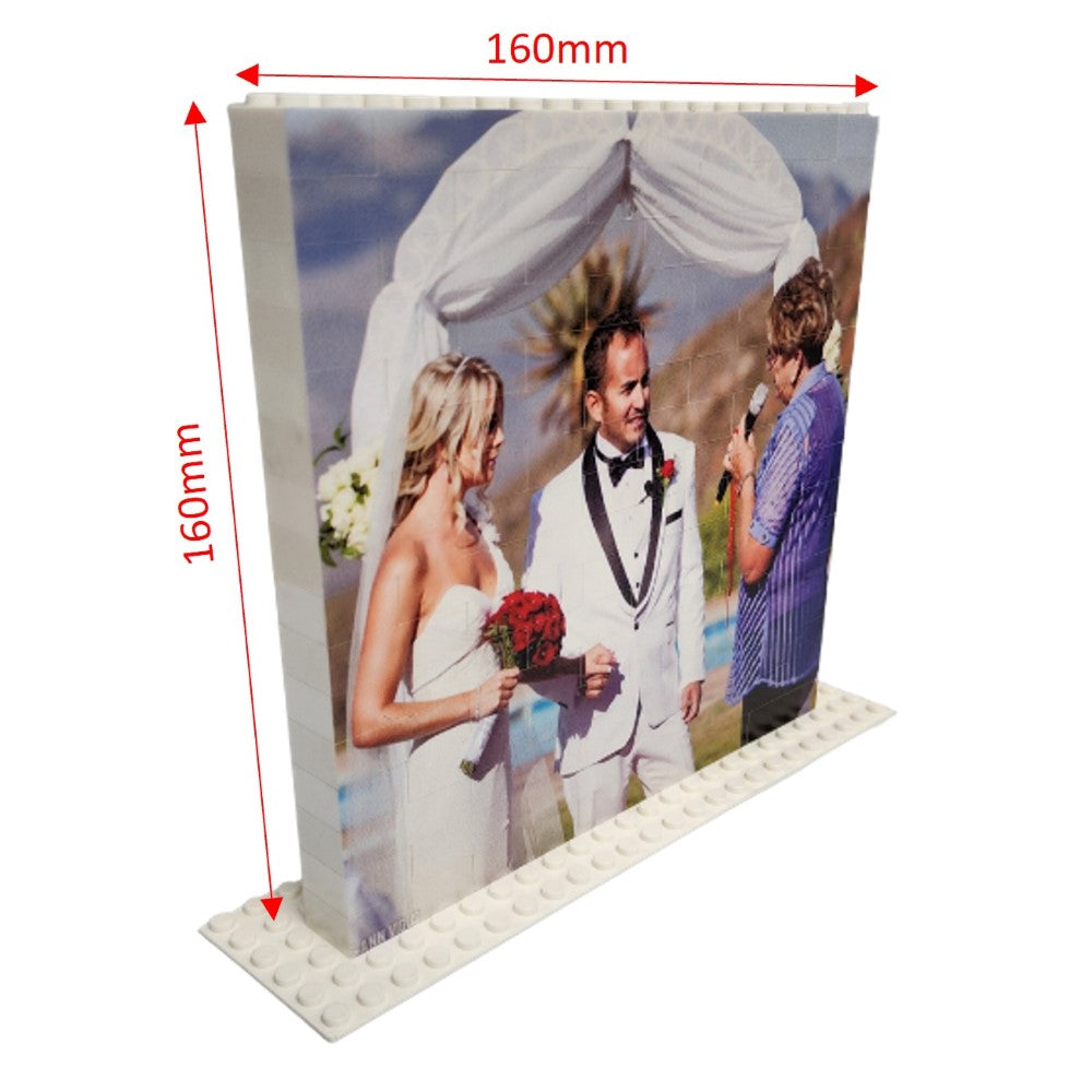 Personalized Photo Plastic Building Block Brick Wall Puzzle