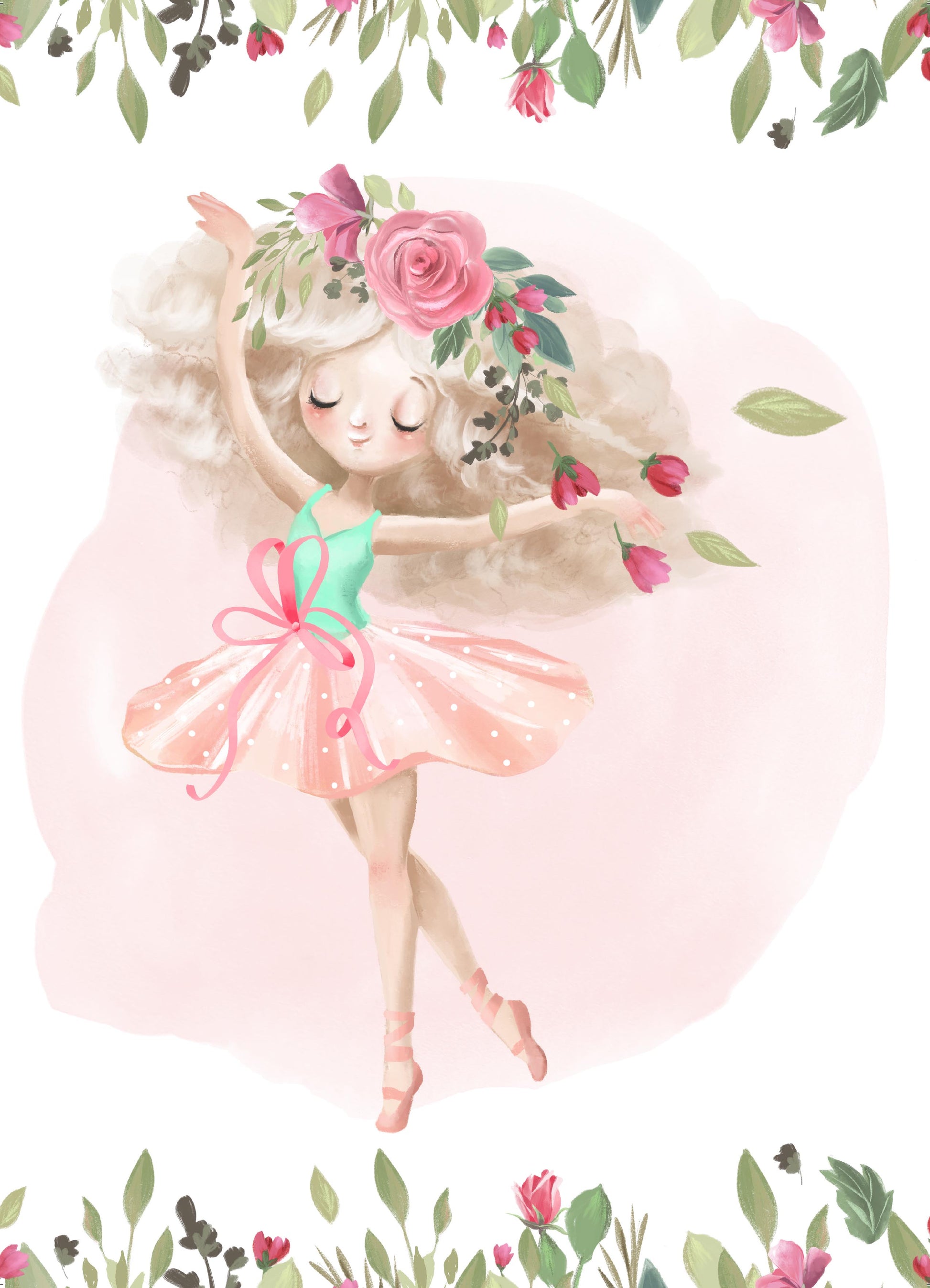 Girls: Set of 3 - Little Ballerina Canvas & More 