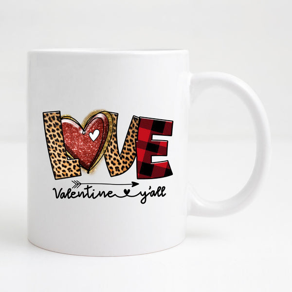 Love Valentines yall Mug