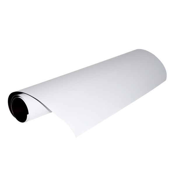 Magnetic Flexible Sheet - 0.6mm x 1m x 610mm - White