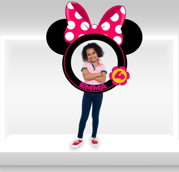 Selfie Photo Frame Prop "Minnie Mouse"