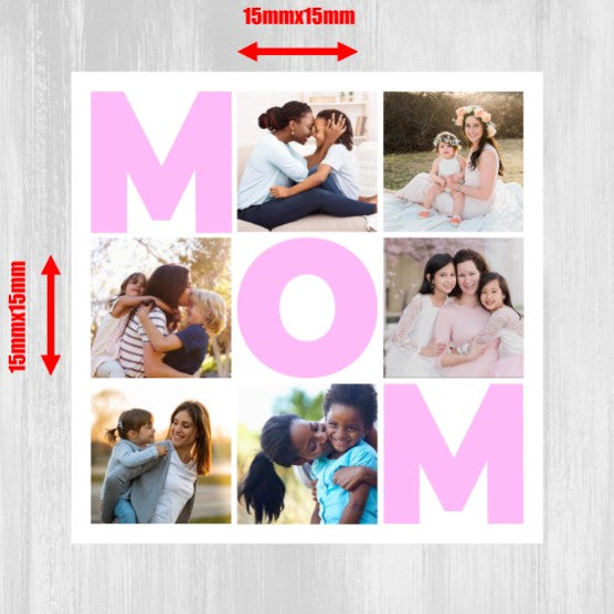 Mom Photo Fridge Magnet (Pack of 2)