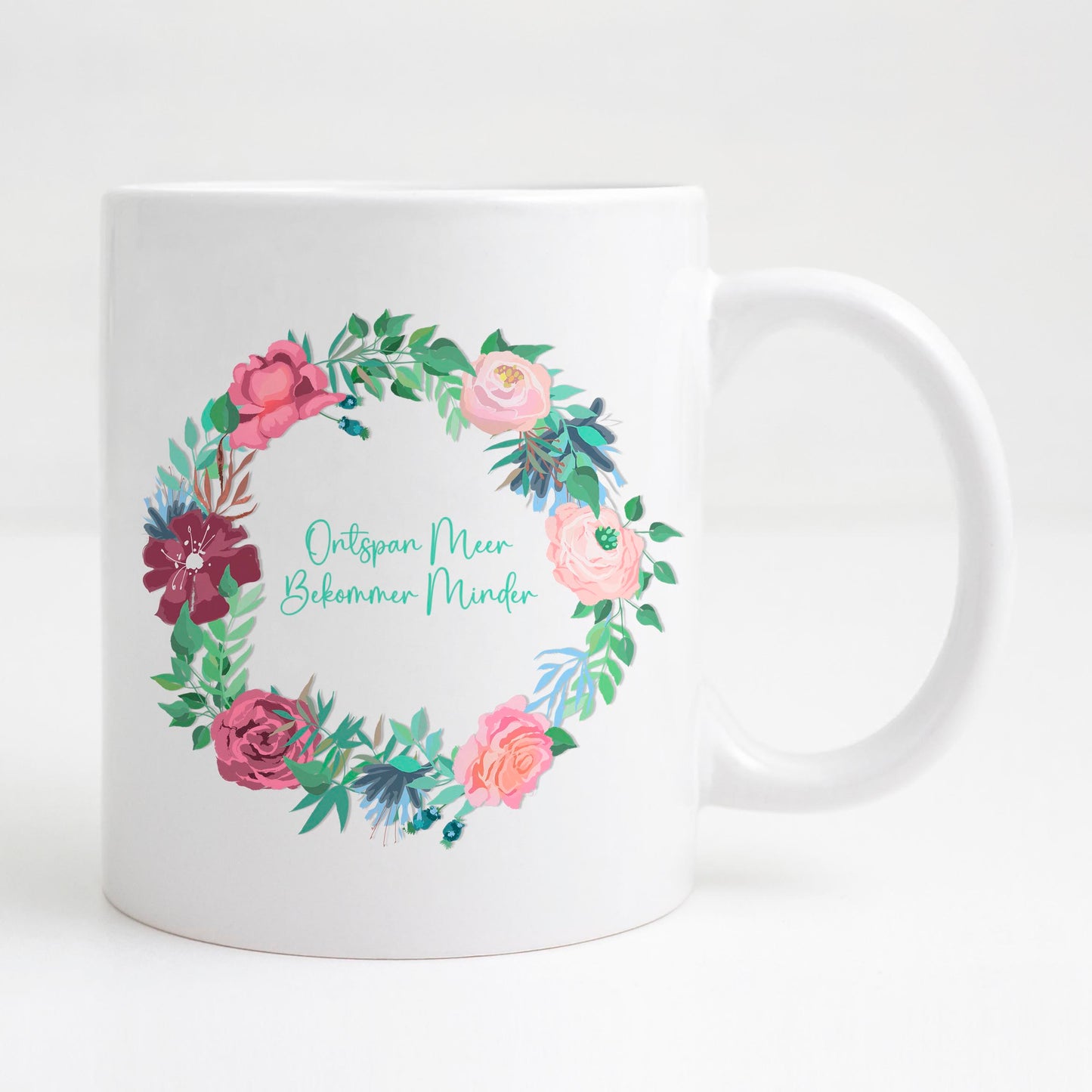 Ontspan Meer, Bekommer Minder Mug