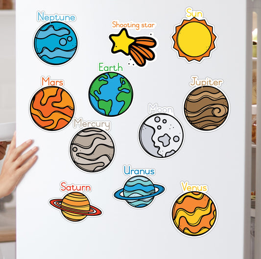 Planet Photo Fridge Magnets - (11 PER PACK)