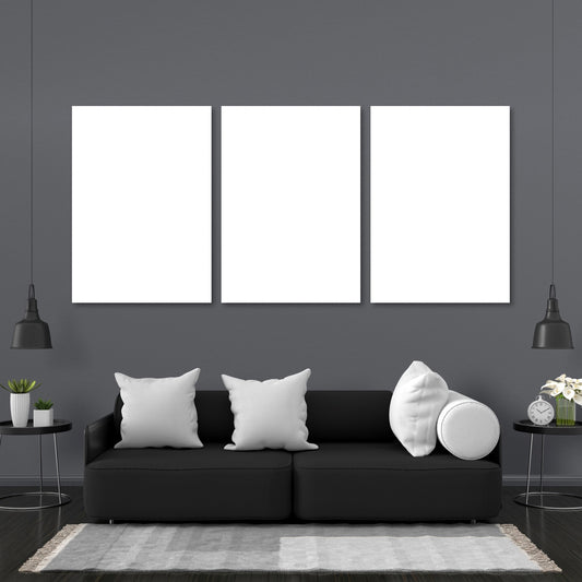 LARGE Canvas Starter Pack - Blank Artist Stretched Box Canvas ( 3 x A0b)