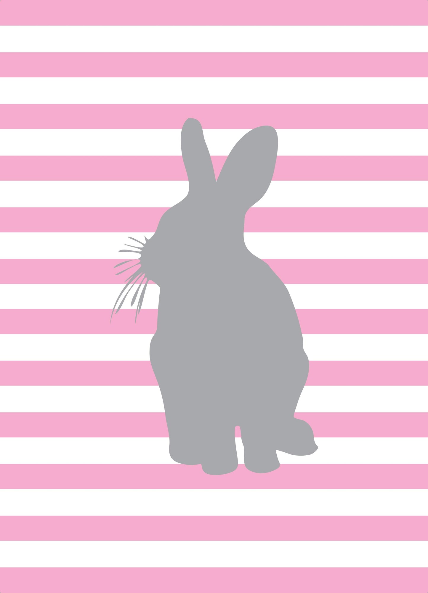 Girls: Set of 3 - Pink Rabbits Canvas & More 