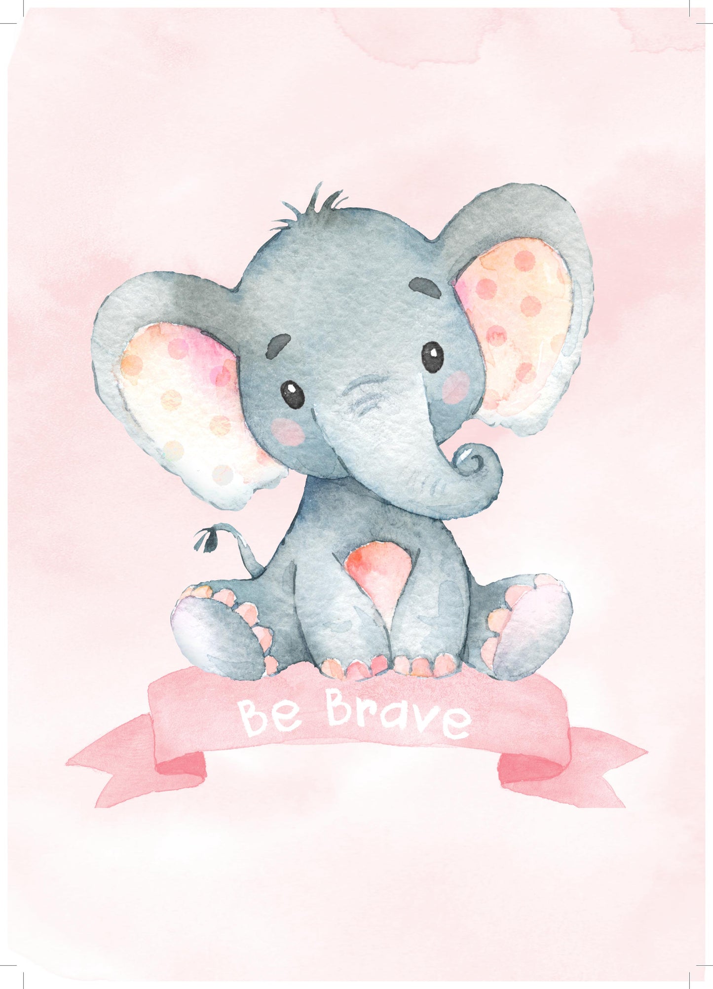 Set of 3 Girls Pink Baby Ellie Canvas & More 