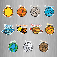 Planete Photo Fridge Magnets - (11 PER PACK)