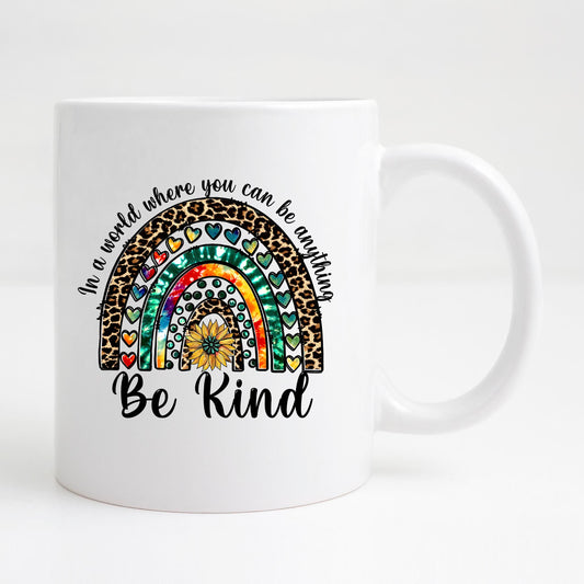 Rainbow be kind Mug
