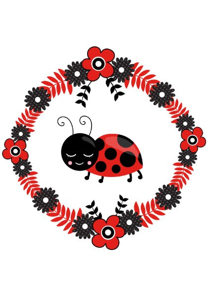 Girls Set of 3 - Our little lady bug