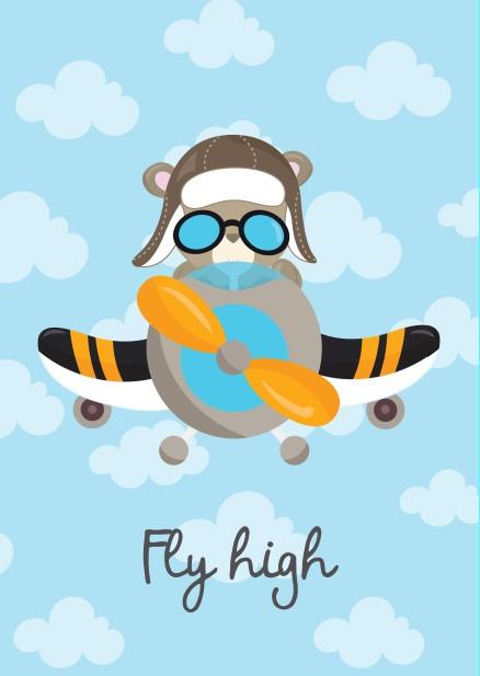 Boys: Set of 3 - Aviator Bear Canvas & More 