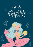 Girls: Set of 3 - Lets-Be-Mermaids (1) Canvas & More 