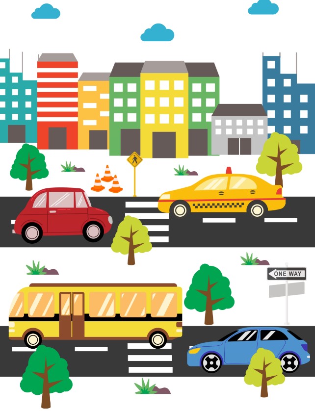 Boys: Set of 1 - Cars and city