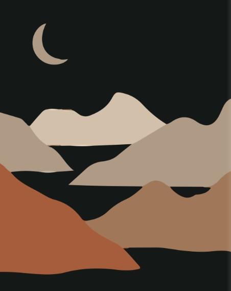 Abstract-Modern-Boho canvas dec Canvas & More 