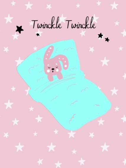 Set of 3 Girls Twinckle Twinckle Canvas & More 