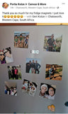 Photo Fridge Magnets - personalised (9 PER PACK) Canvas & More 