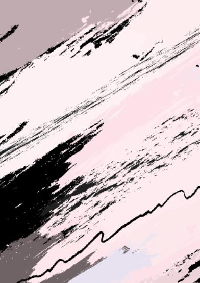 Abstract blush and black - Set of 3 Canvas & More 