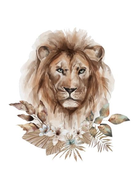 Unisex: Set of 3 - Wild Animal prints (1) Canvas & More 