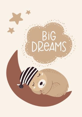 Unisex: Set of 3 - Big Dreams Canvas & More 