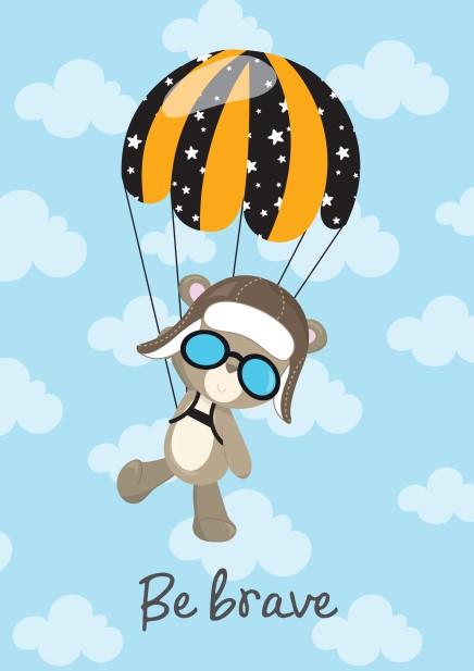 Boys: Set of 3 - Aviator Bear Canvas & More 