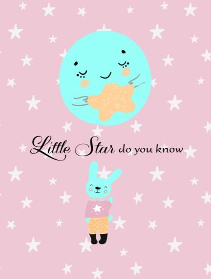 Set of 3 Girls Twinckle Twinckle Canvas & More 