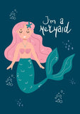 Girls: Set of 3 - Lets-Be-Mermaids (1) Canvas & More 