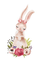 Girls: Set of 3 - Beautiful Forest Bunny