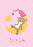 Girls: Set of 3 - Sleepy Baby Girl Bear Canvas & More 