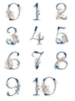 Unisex: Set of 3 - Under the sea watercolor Alphabet & Numbers Canvas & More 
