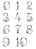 Unisex: Set of 3 - Under the sea watercolor Alphabet & Numbers Canvas & More 