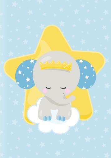 Boys - Set of 3 - Elephant Dream Big Little One Canvas & More 