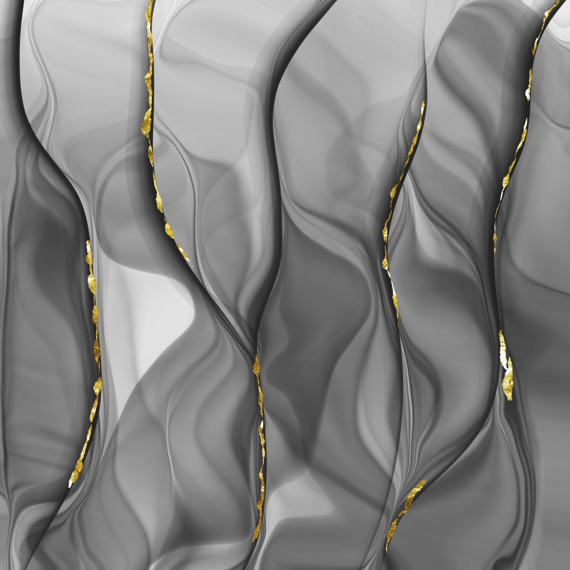 Set of 6 - Silver Ink Canvas & More 