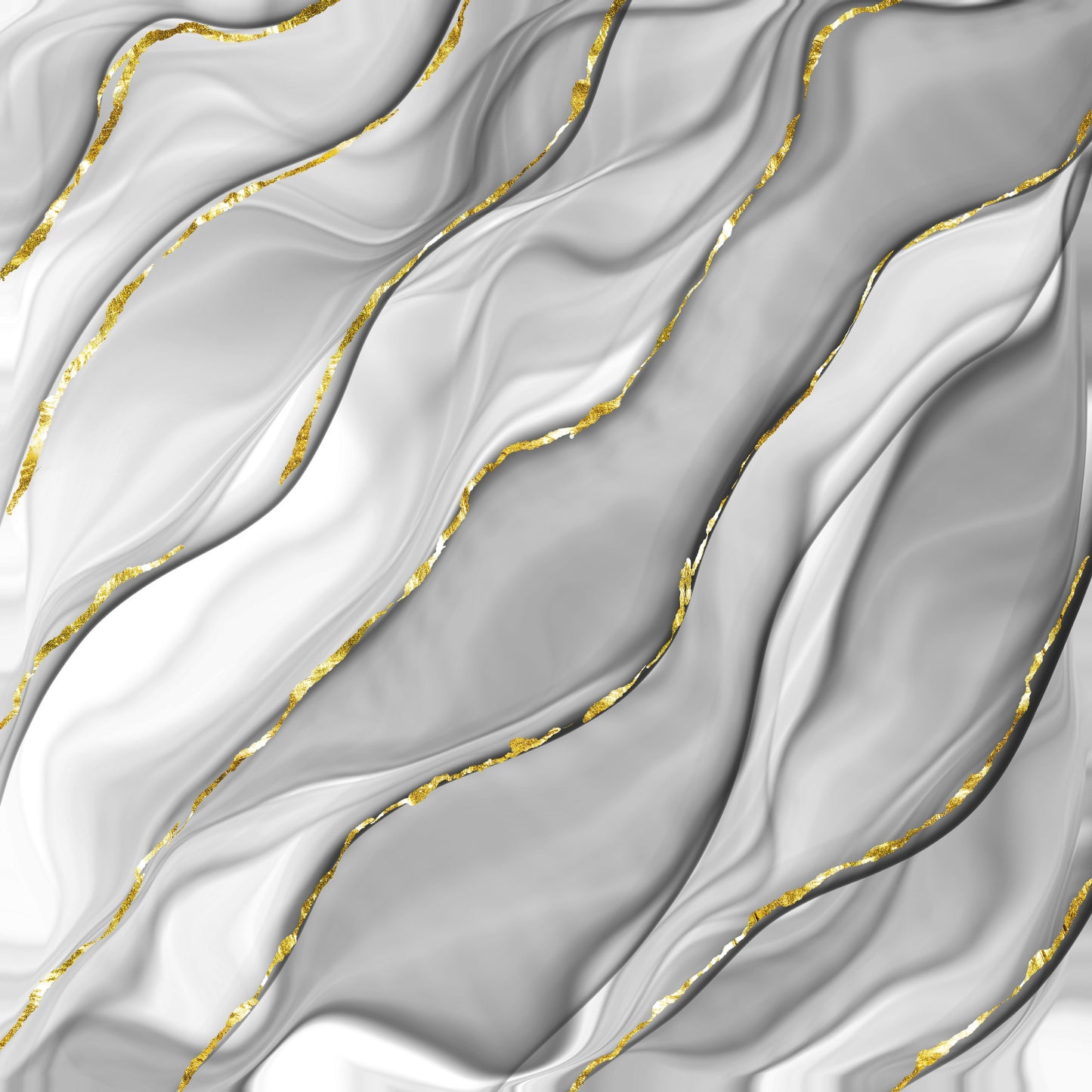 Set of 6 - Silver Ink Canvas & More 