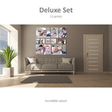 Deluxe Set - 11 ready-to-hang Canvas Prints Canvas & More 