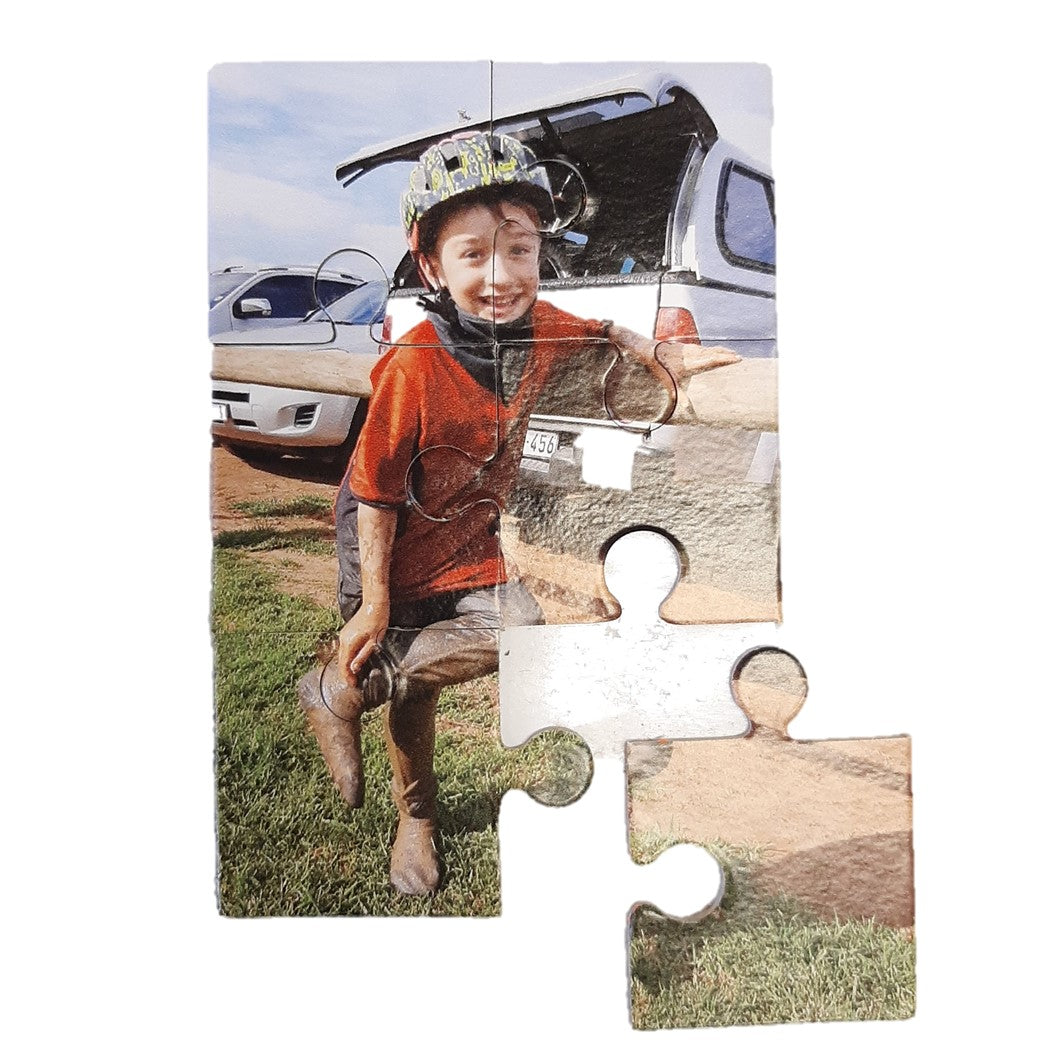 Rectangle Fridge Magnet Photo Puzzles -choose a size!